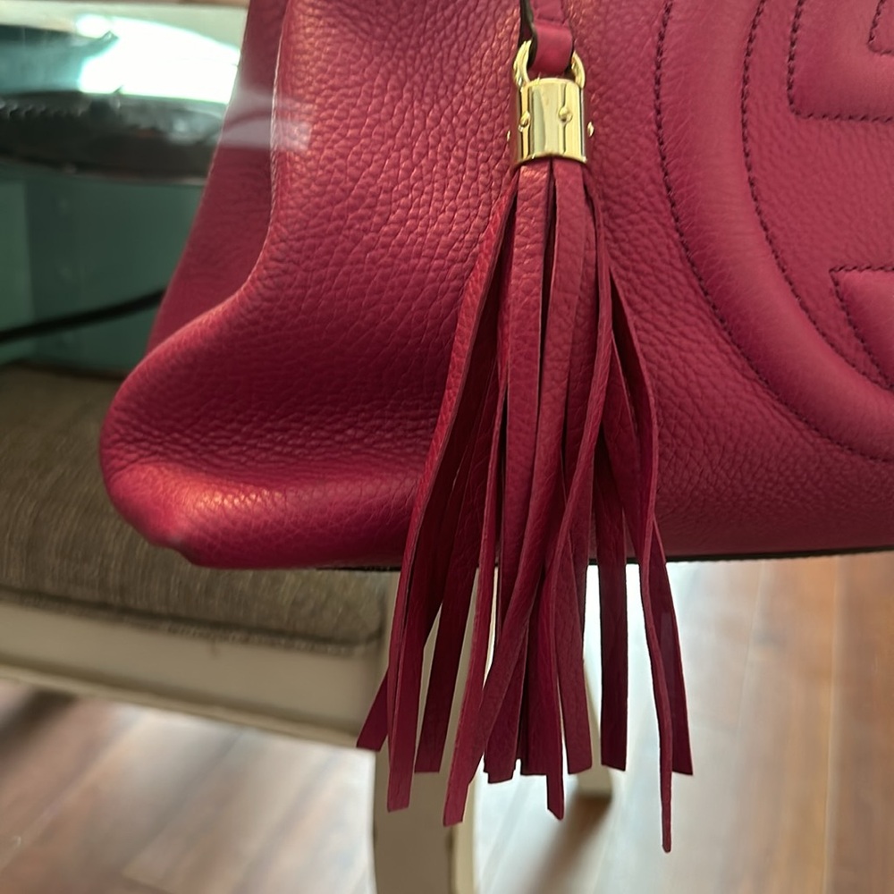 Gucci Chain Shoulder Soho Pink Bag - Picture 4 of 16